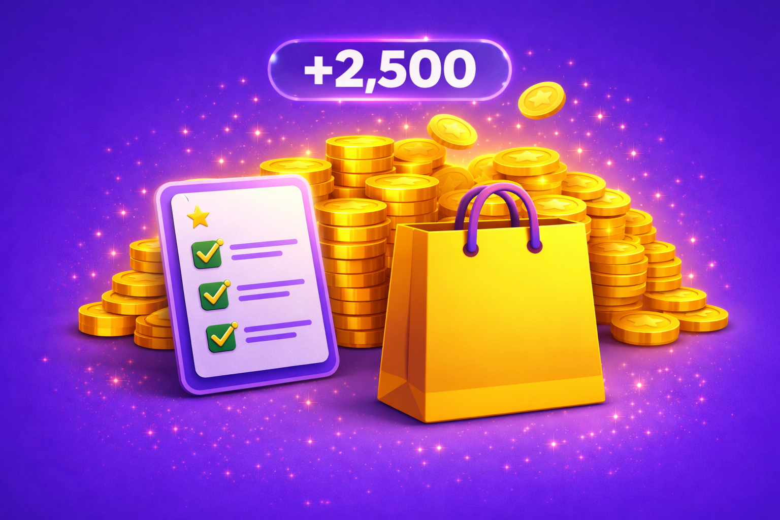 Earn points